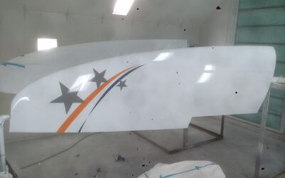 Perlan 2 wings emerge from paint shop