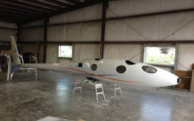 Perlan 2 fuselage emerges from the paint shop