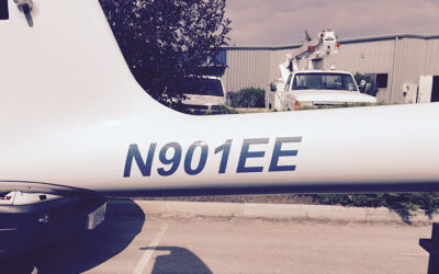 It’s official – the N number has been painted onto the fuselage.