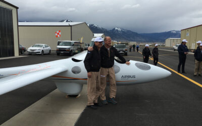 Airbus CEO Tom Enders visits Perlan in Minden