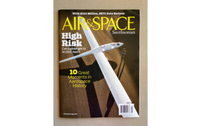 Perlan Makes Smithsonian Air & Space Cover