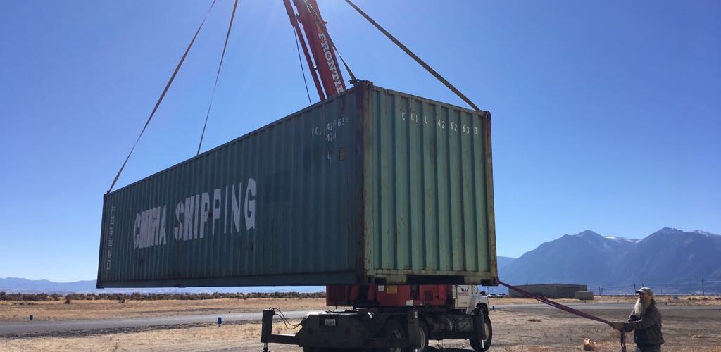 Perlan Container Arrives in Minden