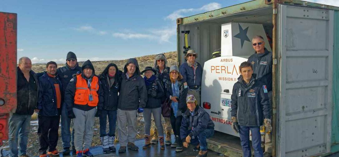 Glider Arrives in El Calafate