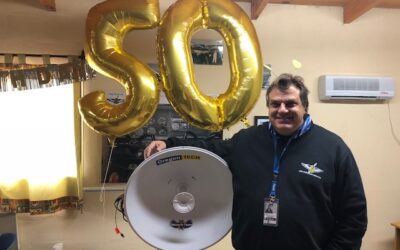 Perlan Team Celebrates Tago’s 50th