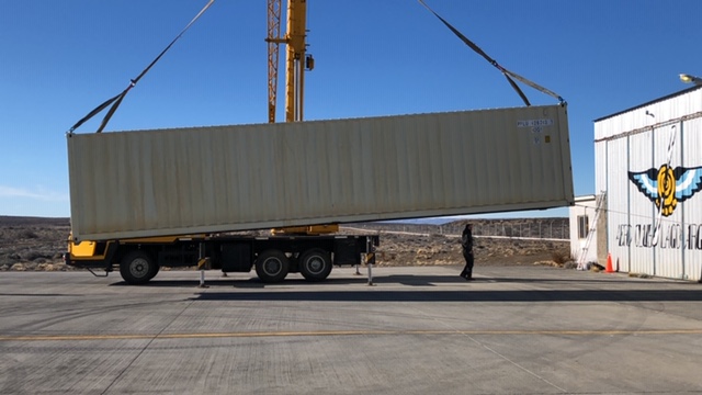 Perlan Container Unloaded 2019